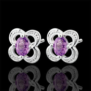 Edenly Ohrstecker Mini Flora - Amethyst
