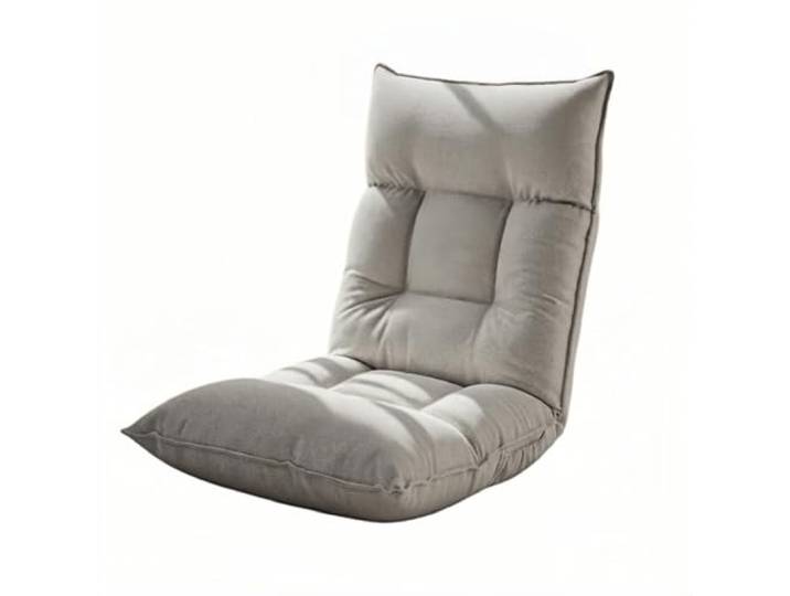 Xumh2024-3 Sitzsack Tatami-Stuhl mit Erkerfenster, Liege-/Schlafsofa und klappbares Lazy-Sofa, Einzelsitzer-Kissen(Grigio)