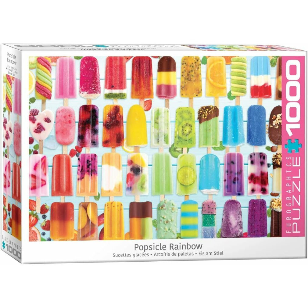Eurographics ijsstokjes regenboog 1000 stuks
