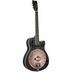 Ortega Resonatorgitarre Ortega RRG40CE-DBK Mahagoni Body, Aluminium Resonator, P... - Resonatorgitarre