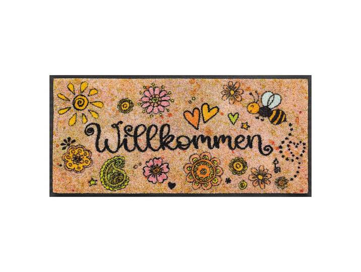 Paillasson Bring Glück 75 x 35cm Beige