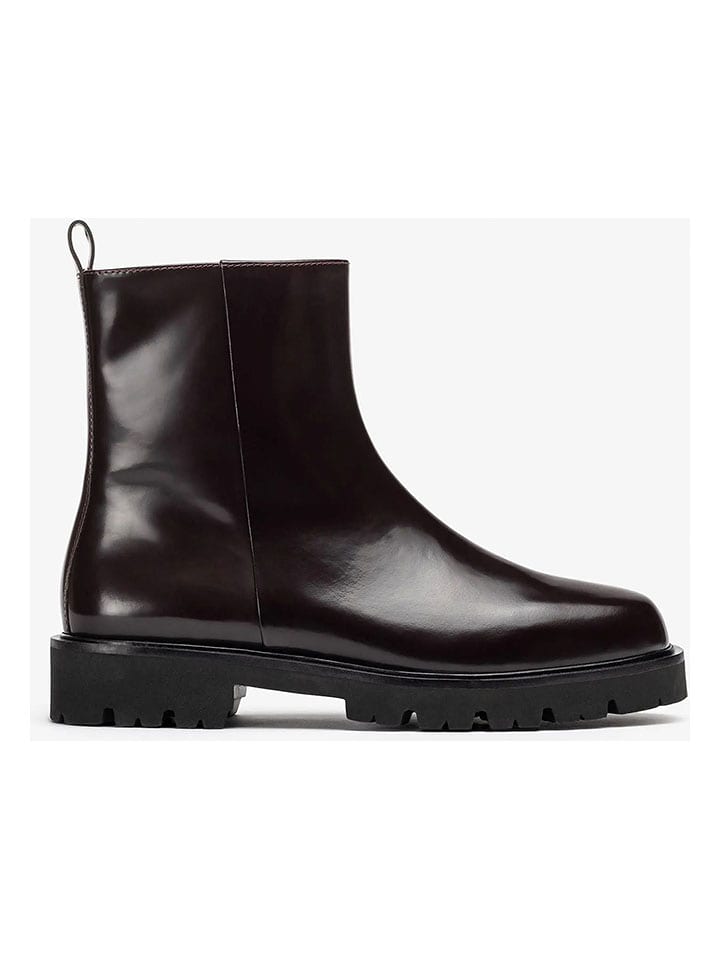 Unisa Leder-Boots "Faye" in Schwarz - 37