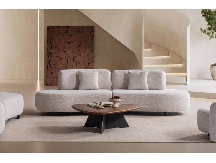 JVmoebel 3-Sitzer Moderner 3-Sitzer Sofa Stil Weiß Luxuriöse Bequem Schick, 1 Teile, Luxuriöse Bequemlichkeit
