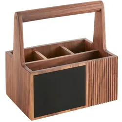 WMF STYLE LIGHTS Besteckbox mit Griff Walnuss 15,4 1