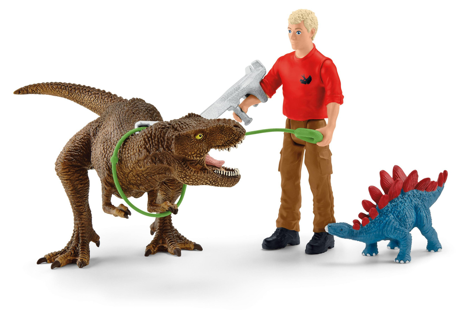 Schleich 41465 Tyrannosaurus Rex Aanval Dinosaurussen Speelgoed