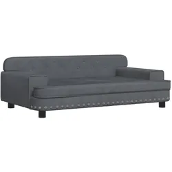 vidaXL, Kinderstuhl + Kindertisch, Katenville (Samt) (Kindersofa)