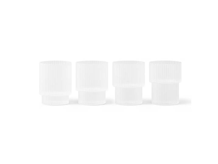 Ferm Living - Ripple Gläser, frosted (4er-Set)