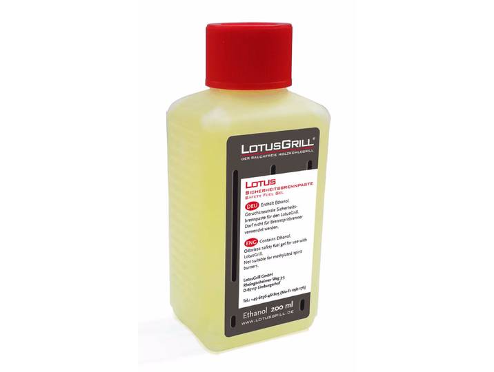 LotusGrill Sicherheitsbrennpaste Brennpaste für Lotus Grill – Holzkohle/Briketts/Grill Anzünder – schwarz