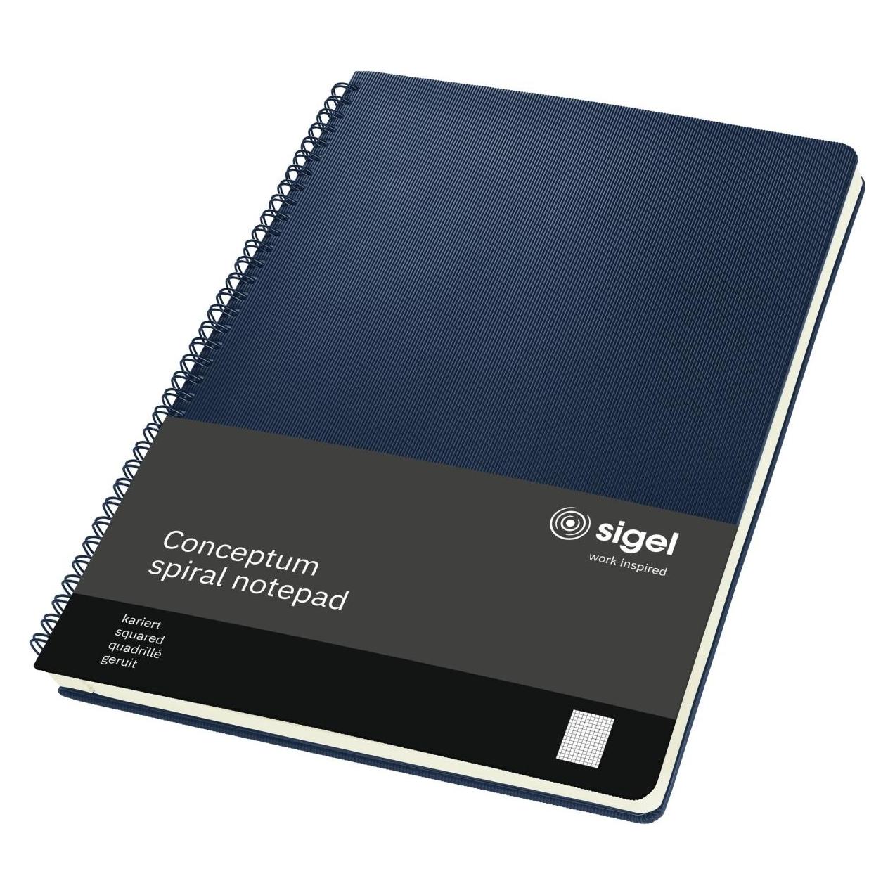 Sigel Collegeblock Conceptum (A4, Kariert, Harter Einband) (CO824)