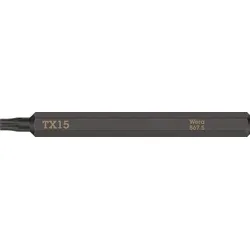 Wera Bit 867 S TORX 15x70mm 1/4 Zoll TORX 15x70mm L.70mm