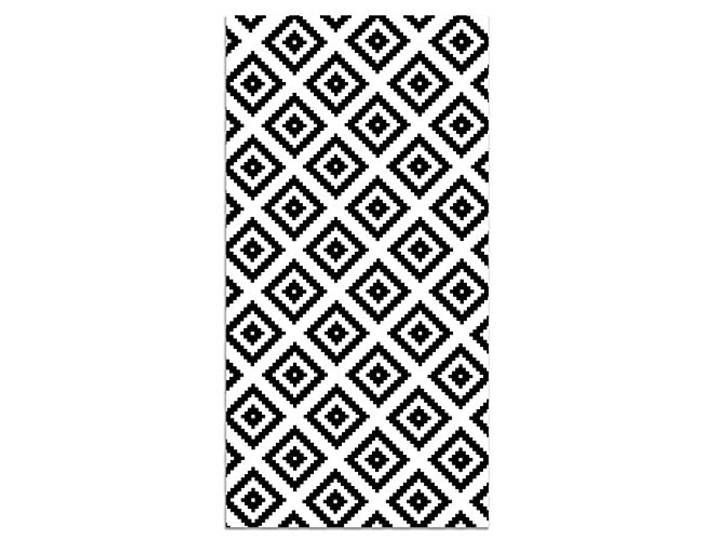 Panorama Tapis Vinyle du Sol Allée - Différentes Tailles - (Carrés Noirs 60x250 cm)