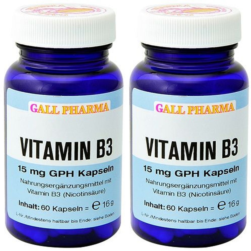 Vitamin B3 15 mg GPH Kapseln 2x 2x60 St