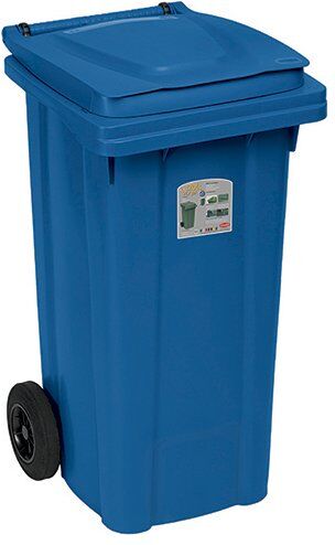 Bidone carellato Stefanplast 25698 URBAN ECO SYSTEM Blu