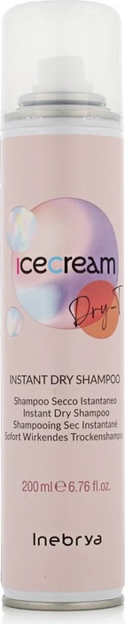 Inebrya Ice Cream Dry-T Instant Dry Shampoo - Instant dry shampoo - 200ml (Trockenshampoo, 200 ml) (8008277263076)