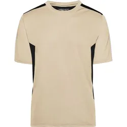 T-Shirt "JN827" - S - stone/black