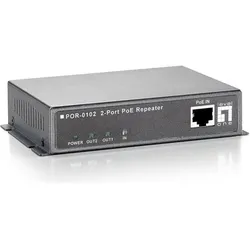 LevelOne POR-0102: 2xRJ45 PoE Extender,100m (Extender), Zubehör Netzwerk