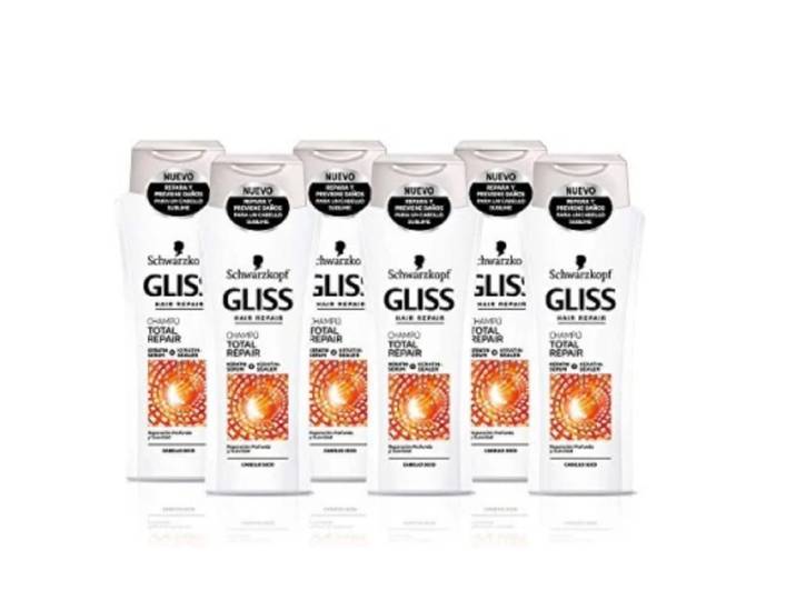 Gliss-Kur Shampoo - Total Repair 6 x 250 ml