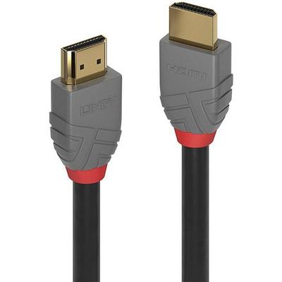 LINDY HDMI Anschlusskabel HDMI-A Stecker, HDMI-A Stecker 2.00 m Schwarz 36963 4K UHD HDMI-Kabel