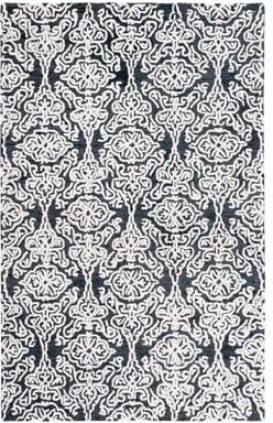 SAFAVIEH Handmade Blossom Mahalia Modern Floral Wool Rug