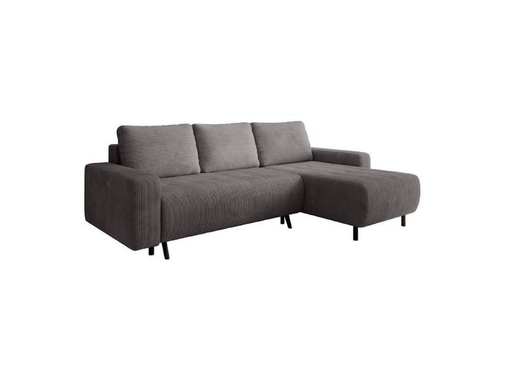 M-Punkt24 Ecksofa Rimini, Polsterecke, Wohnlandschaft, Polstergarnitur, Elektrische Sitztiefenverstellung, Bettfunktion, Bigsofa, Ottomane Rechts