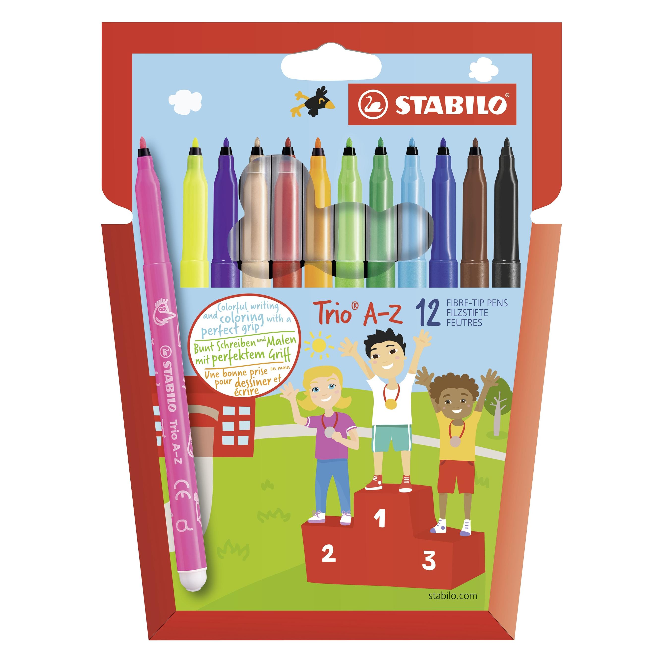 Stabilo Fasermaler Trio A-z (12x) (378/1-12-01)