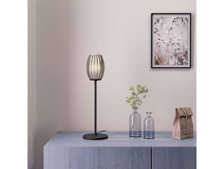Tentacle Tischleuchte L Black/Smoke - Herstal - Wohnzimmer - Glas