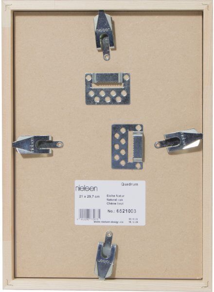 Nielsen Rammer Quadrum Skifteramme, A4, Natur