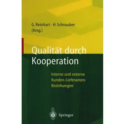 Qualität durch Kooperation, Fachbücher von Gunther Reinhart, Herbert Schnauber