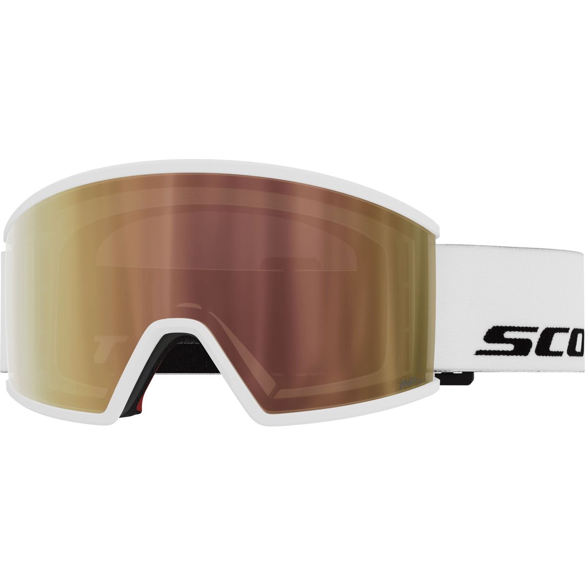 Scott Goggle Ambit LS white / amp ls cinnamon chrome s1-3 (0002) - 4209690002375