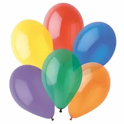 Papstar 96 Luftballons Ø 29 cm farbig sortiert `Crystal` bunt