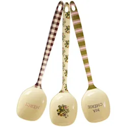 RICE Melamin Kochlöffel Bon Vivant 3er, L 30,  B 6,5 cm