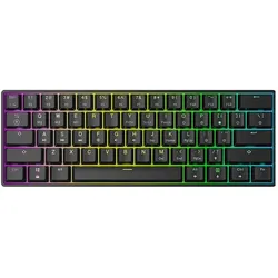 HK Gaming GK61 (US, Kabelgebunden), Tastatur, Schwarz