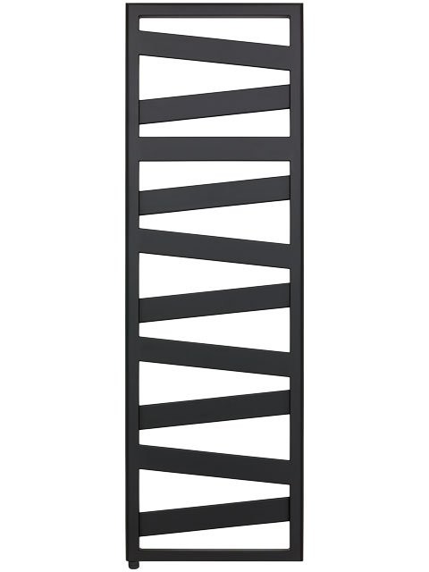 Zehnder Design-Heizkörper Ribbon, 965 x 500 mm, Traffic Black, Warmwasserbetrieb, ZRI01050B500000 ZRI01050B500000