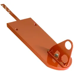 HEUEL Schneefangsystem Halterung Biberschwanzziegel - DoublePipe - Ziegel-kupferrot