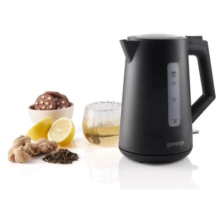 Gorenje K17OPB Kettle, Electric, Capacity 1.7 L, Power 2200 W, Black (1.70 l) (K17OPB)