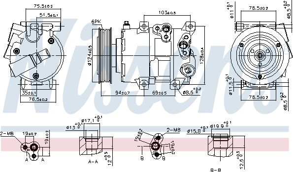 Nissens Kompressor, Klimaanlage 890899 Für Hyundai