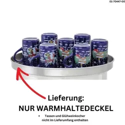 Neumärker Warmhaltedeckel für Tassen für Glühwein- und Heißwasserkessel 30 Liter Zubehör