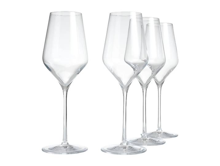Aida Verre à vin blanc Connoisseur Extravagant 40,5 cl Lot de 4 Clear