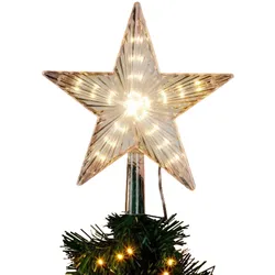 Gravidus Stern mit Lauflichteffekt Tannenbaumspitze Weihnachtsbaumspitze