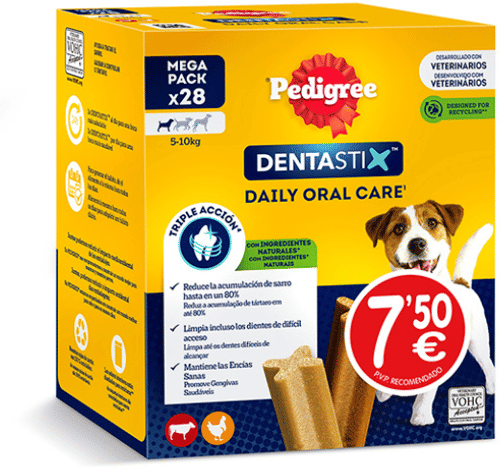 Pedigree Dentastix Multipack Raças Pequenas 4 un x 28 un