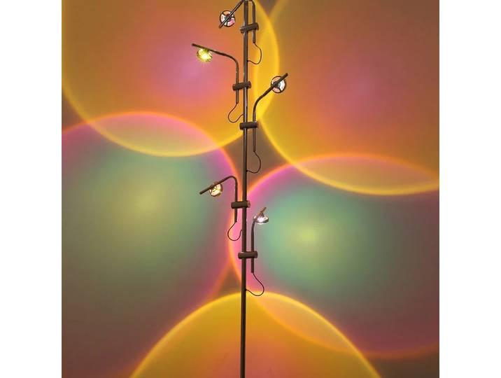 Lampadaire Led moderne Projection de coucher de soleil lumière Led sur pied lampadaire de coucher de soleil pour salon chambre décor lampe d'angle Rgb