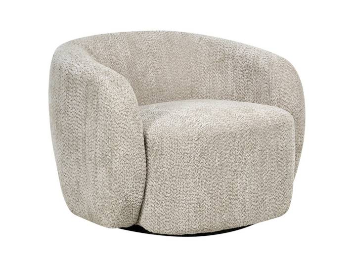 DREHSESSEL Stoff Beige Tore