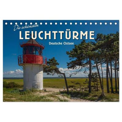 Die schönsten Leuchttürme - Deutsche Ostsee (Tischkalender 2026 DIN A5 quer), CALVENDO Monatskalender