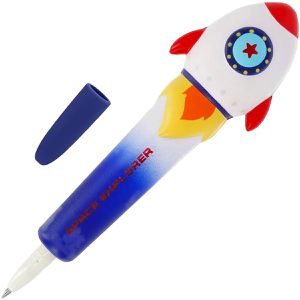 Legami Gelschreiber Squishy Squeezies - Rocket, Strichbreite 1mm, Schreibfarbe schwarz