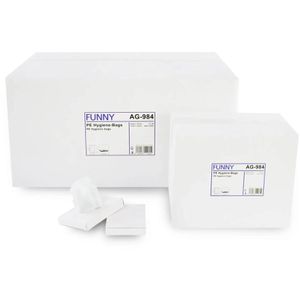 Funny Hygienebeutel AG-984, weiß, Folie, geruchs-, flüssigkeits- und blickdicht, 25x8,5 cm, 1200 Stück