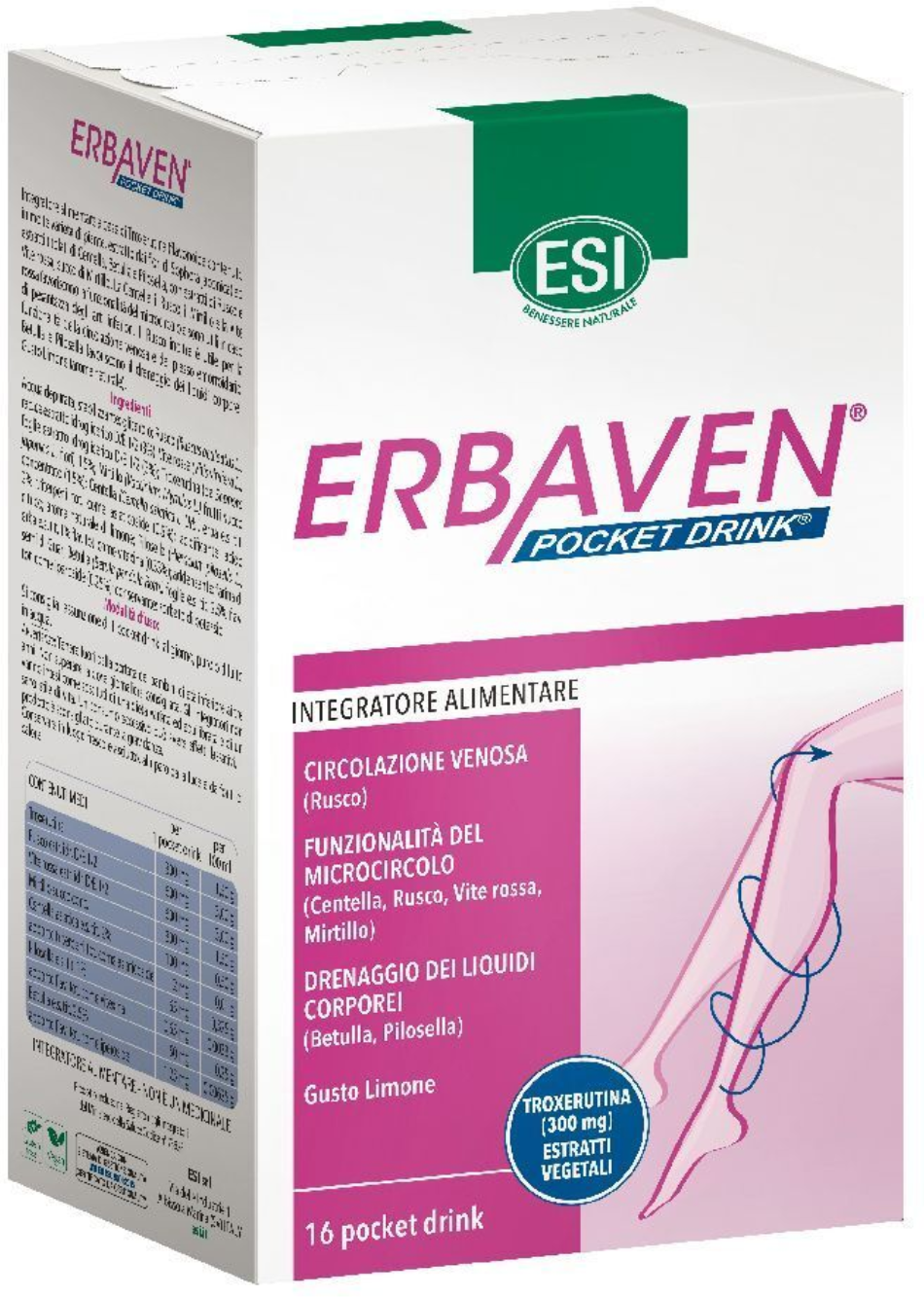 ESI Erbaven - Pocket Drink 16 Stick 