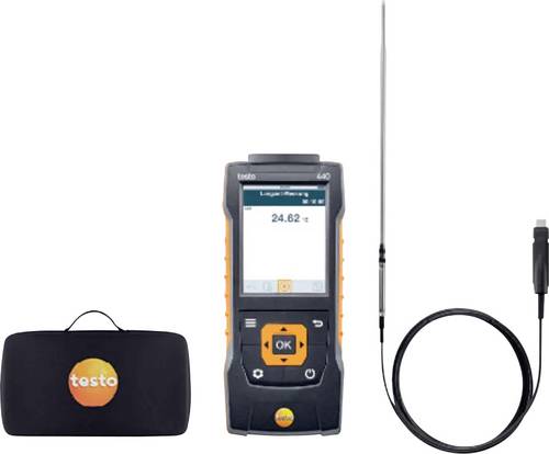 Testo 0563 4412 440 Delta P Set 2 Anemometer Druck, Luftdruck, Temperatur 0 - 2hPa