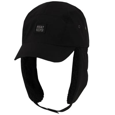 Fellimitatmützen HEATKEEPER, Herren, schwarz, Obermaterial: 100% Polyester, Mützen, für kalte Tage, aus Polyester, wärmend