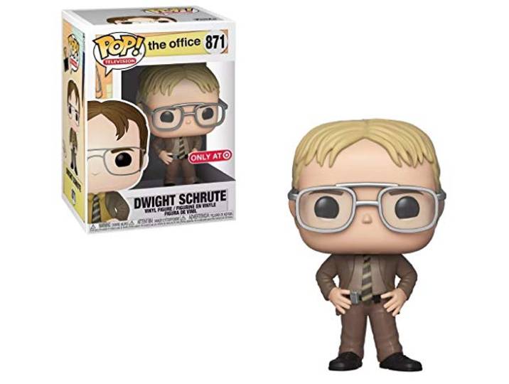 Funko Pop! Televisie: The Office - Dwight Schrute met blond haar Exclusief Vinyl Figuur #871