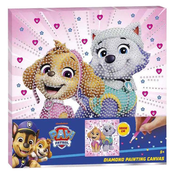 Grafix Paw Patrol Diamantmalerei-Leinwand - 30 x 30 cm (160023)